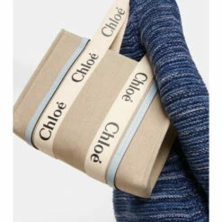 ChloƩ Woody Medium Canvas Tote Bag