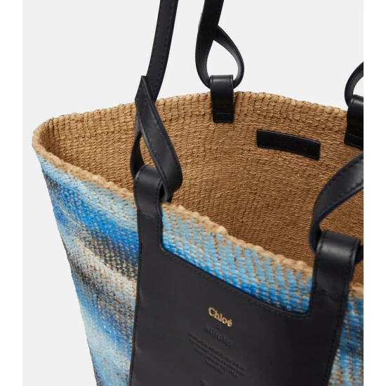 Chloé Tie-dye Raffia Basket Bag - Image 2