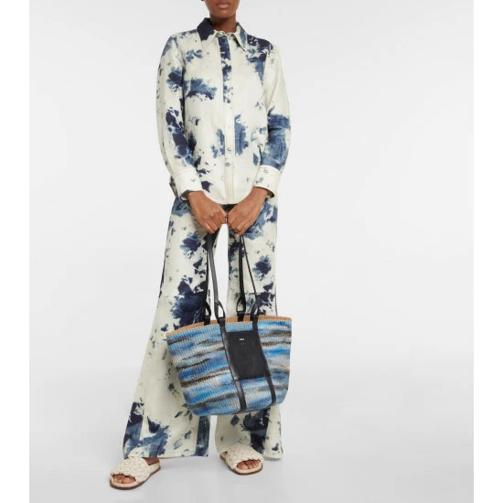 Chloé Tie-dye Raffia Basket Bag - Image 4