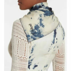 ChloƩ Tie-dye Wool And Silk Scarf